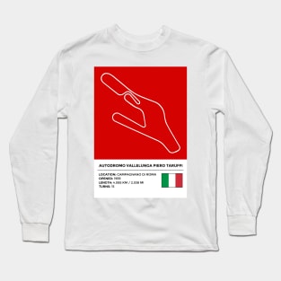 Autodromo Vallelunga Piero Taruffi [info] Long Sleeve T-Shirt